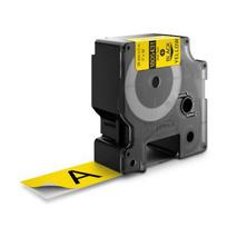 DYMO Label Tape Vinyl Black Yellow (1805431)