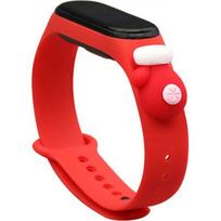 Hurtel Strap Xmas Xiaomi Mi Band 3 / 4 Glove - Red