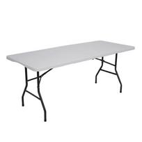 Sulankstomas turistinis stalas Nils Camp NC1618, 180x74x73 cm, baltas
