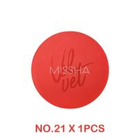 MISSHA Velvet Finish BB pagalvėlė 15g SPF50+ PA+++ (6 parinktys) #21 1PCS