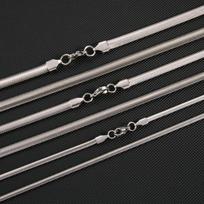 Unisex gyvatės grandinėlė moteriški karoliai Choker nerūdijančio plieno raktikaulio rožinės spalvos aukso spalvos grandinės karoliai moterims papuošalai 3mm-40cm sidabras