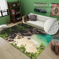 Peizažas 3D kilimas svetainei Tropical Landscape Spausdinti 40x60cm 1pcs
