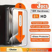 3 vnt. grūdinto stiklo, skirto „Samsung A55 A54 5G A35 A34 A73 A72 A71 A50 A32 A30S A25 A23 A22 A21S“, ekrano apsauga be dulkių For Samsung A12 gryna