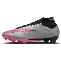 Nike Zoom Mercurial Superfly 9 Elite FG 25-mečio pakuotės vyriški sportbačiai Sidabrinis metalikas-Sidabrinis juodas FB8397-060 40