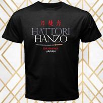 Hattori Hanzo Okinawa Kill Bill Filmo Plakatas Juodi Unisex Marškinėliai S