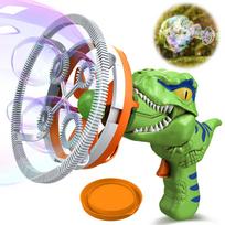 Burbulų pistoletas Burbulų mašina Dinozaurų burbulų mašina Žaislai Tinka vaikams ir mažiems vaikams Burbulų pistoletas Vakarėlio dovanos Gimtadienis