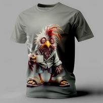 Gaidys Juokingas Retro Vintage Atsitiktinis Gatvės Stilius Vyriški 3D Spausdinimo Marškinėliai Tee Sportiniai Tamsiai Rudas Tamsiai Žalias Žalias Trumpomis Rankovėmis Apvalia Kaklo Marškinėliai Pavasaris S