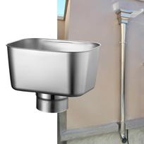 Lietaus latako latako prailgintuvo jungtis Nešiojama atsarginė dalis Lengvas montavimas Lietaus vanduo Pipe Diameter 63mm