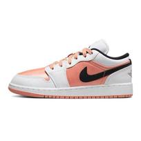 Air Jordan 1 Low GS Light Madder Root Vaikiški sportbačiai Rožiniai Balti Juodi DM8960-801 40 white