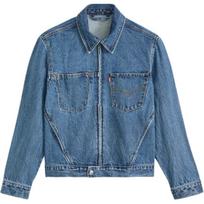 Levis Patogus universalus laisvalaikio pravertas apykaklės laisvas džinsinis švarkas vyriški švarkai 003M3-0001 S