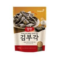 [Dongwon] YangBan korėjiečių jūros dumblių traškučiai 50g (Originalus / Krevetės / Kimči / Česnakas) Original 50g