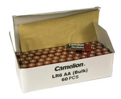 Elementai Alkaline, AA, LR06, CAMELION, 60 vnt.