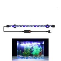 Spalvotos šviesos Vandens augalas Augalai Auginimo lempos Akvariumo LED šviesa Žuvų akvariumo šviesa Akvariumo lempos 18CM-Blue White  EU Plug