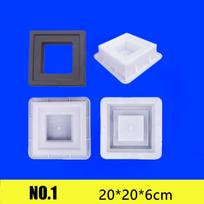 Plastikinis tuščiavidurių plytų dekoratyvinis cementinis antikvarinis langas gėlių tvora sodo sienos tinklelio fono siena plytų forma 20*20*6cm