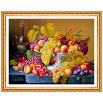 Visas 5D „pasidaryk pats“ deimantinis paveikslas, daug vaisių, deimantinis siuvinėjimas kryželiu namų dekoras, rankų darbo dovana 25x30cm