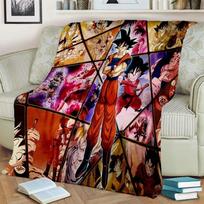 Anime D-Dragon Ball 3D flanelinė antklodė Madinga Šilta Lengva Svetainė Miegamojo miegamoji sofa lova antklodė iškylai 30x40inch