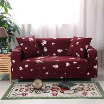 Lapų margintas sofos užvalkalas, tamprus spandekso sofos porankių užvalkalas, elastingas sofos užvalkalas svetainės baldams 2pcs pillow case
