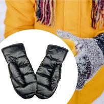 Winter Mittens for Women Quilted Nonslip Soft Snowboarding Running White