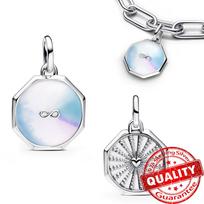 Sparkling Star Mini Dangle Charm Fit Brand Me Bracelet 925 Sterling Silver Me Series Green Heart Mini Charm Girl Party Jewelry