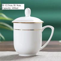 Jingdezhen Mėlynas ir Baltas Porcelianinis Puodelis Kinijos Drakono Keraminis Puodelis Biuro Susirinkimų Vandens Puodelis Kaulinis Porcelianas Žaliosios Arbatos Kavos Puodelis 500ml