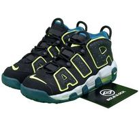 Nike Air More Uptempo GS Juoda Geode Mėtinė DZ2809-001 EU 36 žalsvai mėlyna/juoda