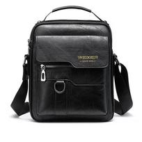 WEIXIER Vyriškas Crossbody Krepšys Pečių krepšiai Daugiafunkciai vyriškos rankinės Didelės talpos odinis krepšys Vyrams Pasiuntinių krepšiai Nešiojamasis krepšys tamsiai ruda spalva