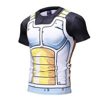 3D Super Anime Super Saiyan VEGETA spausdinti vyriški madingi marškinėliai trumpomis rankovėmis Dragon Z marškinėliai (S-5XL) L