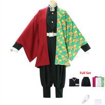 Anime Demon Slayer Kimetsu No Yaiba Tomioka Giyuu Cosplay Kostiumai Moteriški ir Vyriški Kimono Uniforma Helovino kalėdinio vakarėlio drabužiai XXXL