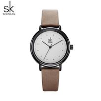 Shengke Sample Styles Ladies Watches Original Design Women's Quartz Wristwatches Best Gifts Clock pilka