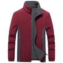 Vyriškos plius dydžio Softshell vilnos striukės Vyriškos šiltos megztiniai Termo paltai Sportinė apranga prekės ženklo drabužiai 7XL 8XL 9XL 9XL raudona