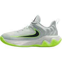 Nike Giannis Immortality 4 GS Šviesiai sidabriniai Volt juodi vaikiški kedai Pilki IH7664-002 37.5