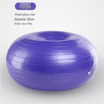 Stabilumo Lieknėjimo Jogos Kamuolys: Sustorintas PVC Sprogimui Atsparus Pripučiamas Fitneso Kamuolys violetinė