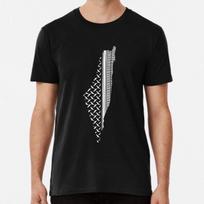 Palestinian keffiyeh | Palestine map Pattern S to 5XL Made in the AU/USA T-Shirt S