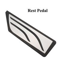 Automobilių pedalai, skirti BMW X1 X2 F48 F39 F45 F46 F40 LHD pėdų atramos pedalo trinkelės dangtelis 216i 218i 220i 216d 218d 220d Active Gran Tourer Rest Pedal