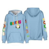 Vyriški moteriški gobtuvai South Park Grafiniai gobtuvai Anime Streetwear Harajuku laisvalaikio spausdinti megztiniai su gobtuvu XS