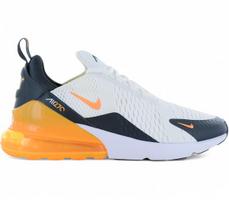Nike Air Max 270 - Herren Sneakers Schuhe Weiß-Orange AH8050-114 ORIGINAL EU 40 US 7 balta