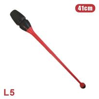 36/41 cm Ritminės gimnastikos lazda Gimnastikos lazda Treniruočių įranga Ritmas Fitnesas Vaikų treniruotės Varžybų lazda 36cm rožinė raudona spalva