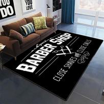 Fashion Cool Barbershop Kilimai Svetainė Namų dekoravimas Sofos Stalas Didelio ploto Kilimas Lounge Įėjimo durų kilimėlis Neslystantis kilimėlis 40x60cm 16x24inch