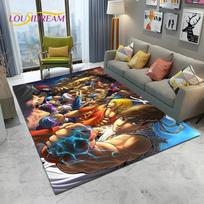 SF Retro Žaidimas Street Fighter Žaidėjo Kilimas Kilimas Namams Svetainei Miegamajam Sofai Durų Kilimėlis Dekorui, Vaikų Zonos Kilimas Neslystantis Grindų Kilimėlis 40x60cm