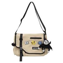 Vyriškas pečių krepšys Campus Student Classes Krepšys Moteriškas Didelės talpos Crossbody krepšys chaki