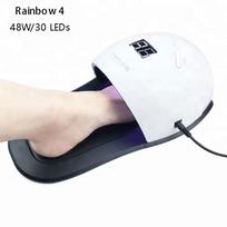 48W LED UV manikiūro lempa kojoms Profesionali nagų džiovykla Nešiojama gelinio nagų lako kietinimo lempa Nagų gelis Lakas Nagų dailės įrankiai us
