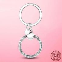 925 Sterlingo Sidabro Raktų Pakabukas Sidabro 925 Raktų Pakabukas Originalūs Pakabukai Karoliukai Tinka Moteriškai Apyrankei DIY Aksesuarai Papuošalai