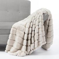 Minkšta triušiena kaip pliušinė antklodė 50 * 50Cm pillow cover smėlis