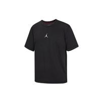 Jordan Logo Print Pullover Crew Neck American Vintage Short Sleeve Drop Shoulder T-Shirt Men T-Shirts Black DH8922-010 XS black