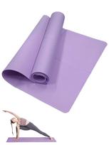 Durable And Safe Yoga Mat Pilates Fitness Mat 3/4/6Mm Thicknes Non Slip Yoga Cushion Travel Fitness Exercise Pad For Women Home Gym Floor Workout 3mm