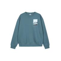 Nike ACG Fleece-Printed Sportinis ilgomis rankovėmis džemperis Unisex Viršutiniai drabužiai Žalias DJ1591-384 M gray