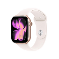 Apple Watch Series 11 GPS 46mm Rose Gold Alu Case with Light Blush Sport Band