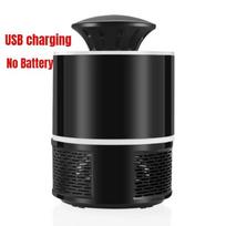 Nešiojama USB įkraunama elektrinė muselių gaudyklė „Zapper“ vabzdžių žudikas, atbaidanti lauko nutildymo lempa nuo uodų BLACK