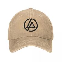 Linkin-Park Meteora Minutes To Midnight Kampinis Emblemos Džinsinis Kepuraitė Su Snapeliu Dėvėta Kepuraitė Vyrams Moterims Reguliuojamos Kepurės Kepuraitė Adjustable chaki