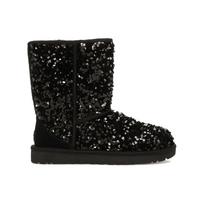 UGG Classic Short Chunky Sequin - Juodi Moteriški Kedai 1130650-BLK 36 black